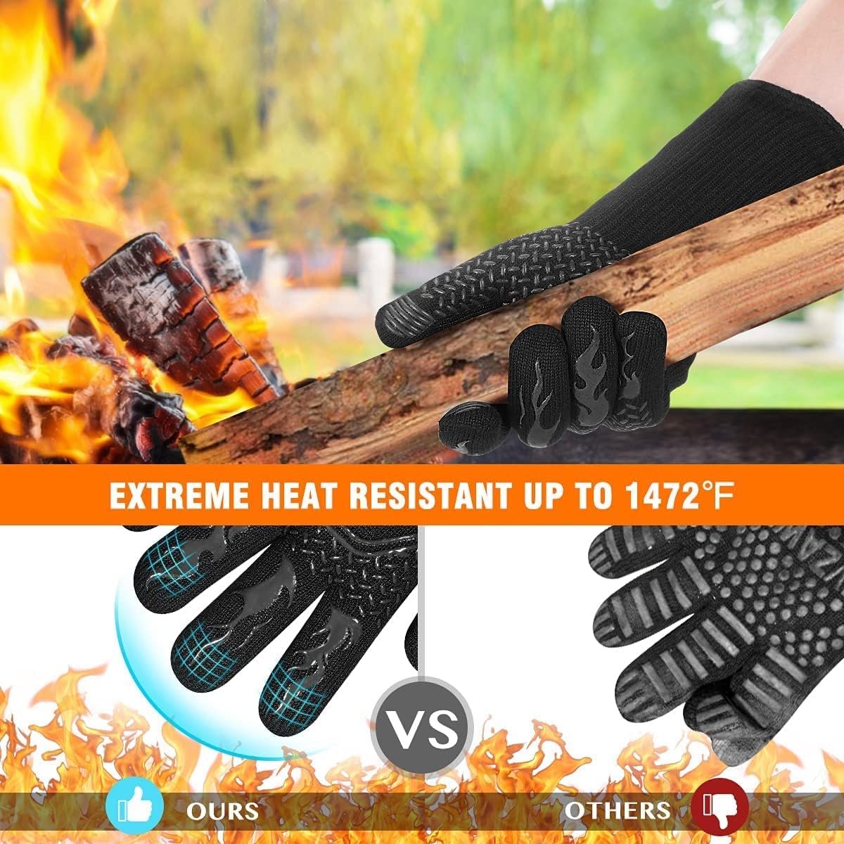 HAMITOR BBQ Grill Gloves - Image 2